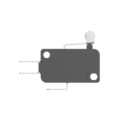 Short Roller Lever Snap Action Micro Switch, Quick Connect Terminal, 20A, SPDT
