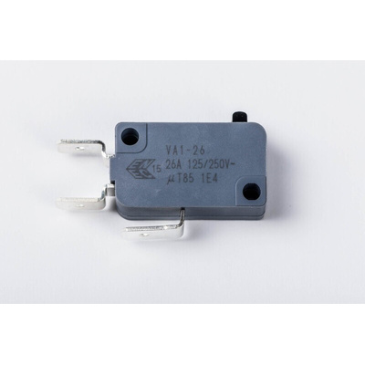 Zippy Snap Action Micro Switch, Solder Terminal, 26A, SPDT
