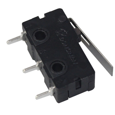 CAMDENBOSS Short Lever Micro Switch, PCB Terminal, 5A, SPDT