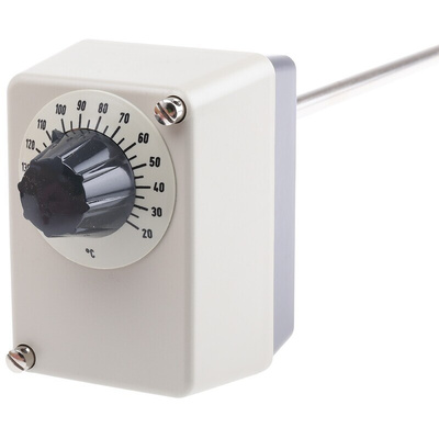 Jumo Capillary Thermostat, +150°C Max, SPST, Manual Reset, Surface Mount