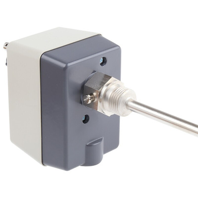 Jumo Capillary Thermostat, +150°C Max, SPST, Manual Reset, Surface Mount