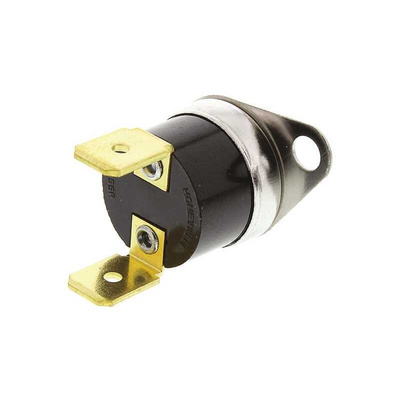 Honeywell Bi-Metallic Thermostat, Opens at +90°C, Closes at +75°C, +150°C Max, SPST NC, Automatic Reset, Through Hole