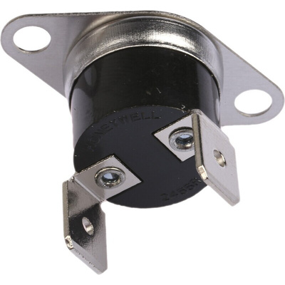 Honeywell Bi-Metallic Thermostat, Opens at +120°C, Closes at +105°C, +150°C Max, NC, Automatic Reset
