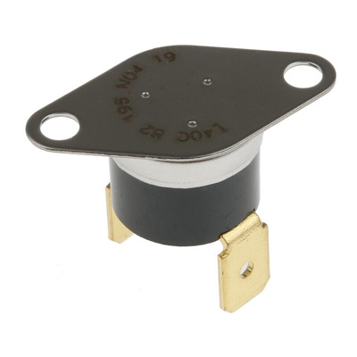 Honeywell Bi-Metallic Thermostat, Opens at +40°C, Closes at 25°C, +150°C Max, NC, Automatic Reset, Bracket Mount
