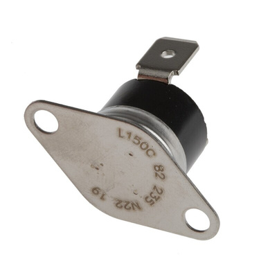 Honeywell Bi-Metallic Thermostat, Opens at +150°C, Closes at 135°C, +150°C Max, NC, Automatic Reset, Through Hole Mount