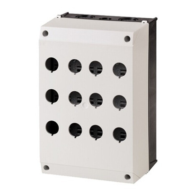 Eaton Grey Plastic RMQ Titan M22 Enclosed Push Button - 12 Hole 22mm Diameter