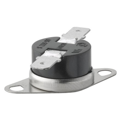 Selco Bi-Metallic Thermostat, Opens at +67°F, Closes at +85°F, +150°C Max, NO, Automatic Reset, Surface Mount