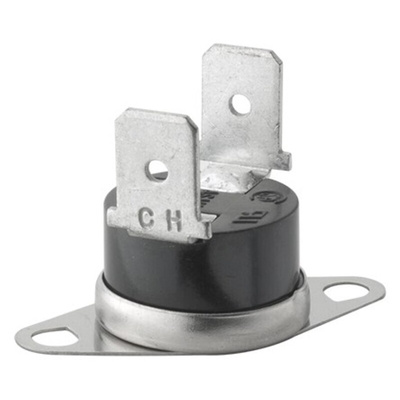 Selco Bi-Metallic Thermostat, Opens at +110°F, Closes at +130°F, +150°C Max, NO, Automatic Reset, Surface Mount