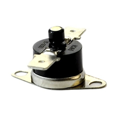 Selco Bi-Metallic Thermostat, Opens at +225°F, +150°C Max, NC, Manual Reset