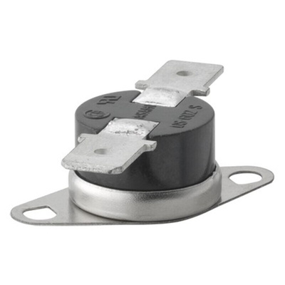 Selco Bi-Metallic Thermostat, Opens at +220°F, Closes at +190°F, +150°C Max, NC, Automatic Reset, Surface Mount
