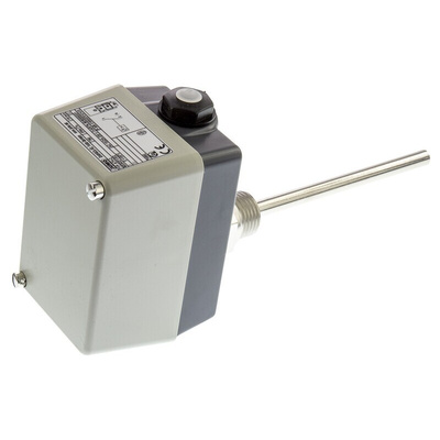 Jumo Capillary Thermostat, +100°C Max, NO/NC, Automatic Reset, Surface Mount