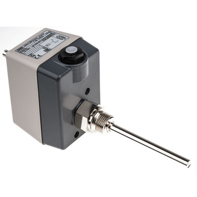 Jumo Capillary Thermostat, +150°C Max, NO/NC, Manual Reset, Surface Mount