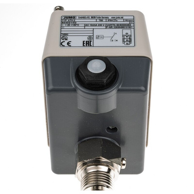Jumo Capillary Thermostat, +150°C Max, NO/NC, Manual Reset, Surface Mount