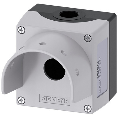 Siemens Grey Metal SIRIUS ACT Push Button Enclosure - 22mm Diameter