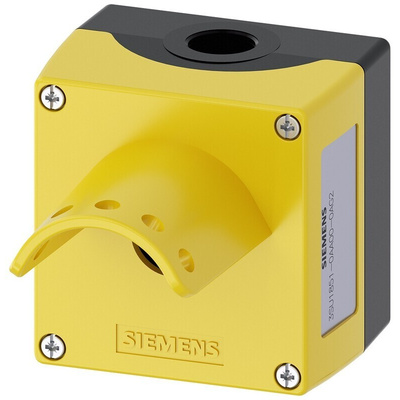 Siemens Yellow Metal SIRIUS ACT Push Button Enclosure - 22mm Diameter