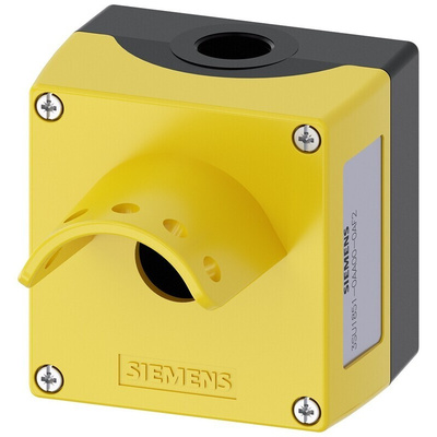 Siemens Yellow Metal SIRIUS ACT Push Button Enclosure - 22mm Diameter
