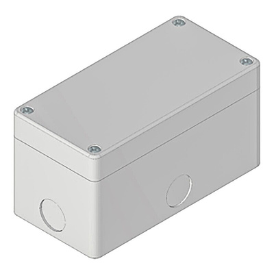 RS PRO Grey ABS Push Button Enclosure - 22mm Diameter