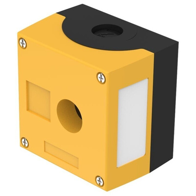 EAO Yellow Plastic 45 Enclosure - 1 Hole 22.3mm Diameter