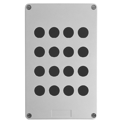 Schneider Electric Grey XAPA Control Station Enclosure - 16 Hole 22mm Diameter