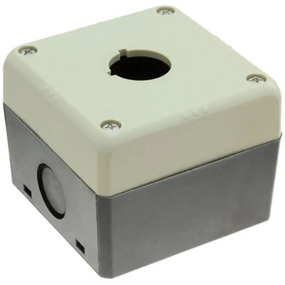 Idec Grey Polycarbonate FB Enclosure - 1 Hole 22mm Diameter