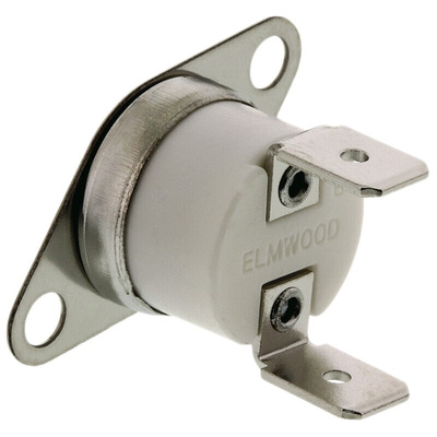 Honeywell Bi-Metallic Thermostat, Opens at +250°C, Closes at +210°C, +260°C Max, SPST NC, Automatic Reset, Bracket Mount