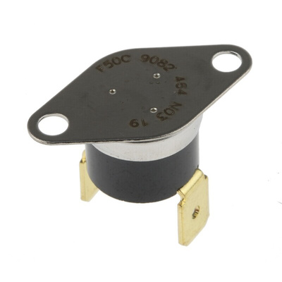 Honeywell Bi-Metallic Thermostat, Opens at 35°C, Closes at +50°C, +150°C Max, SPST-NO, Automatic Reset, Bracket Mount