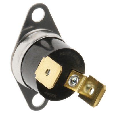 Honeywell Bi-Metallic Thermostat, Opens at +25°C, Closes at 15°C, +150°C Max, SPST NC, Automatic Reset, Bracket Mount