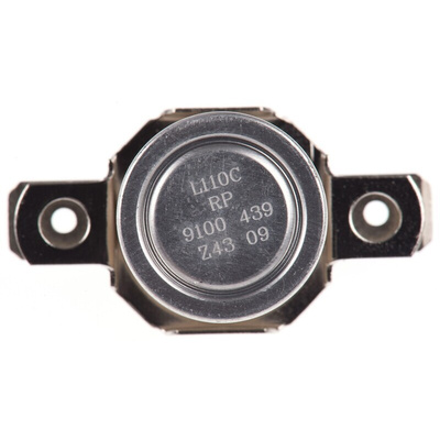 Honeywell Bi-Metallic Thermostat, Opens at +110°C, Closes at +95°C, +186°C Max, NC, Automatic Reset
