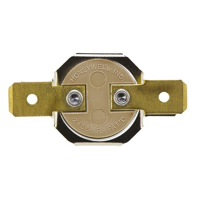 Honeywell Bi-Metallic Thermostat, Opens at +60°C, Closes at +45°C, +186°C Max, NC, Automatic Reset
