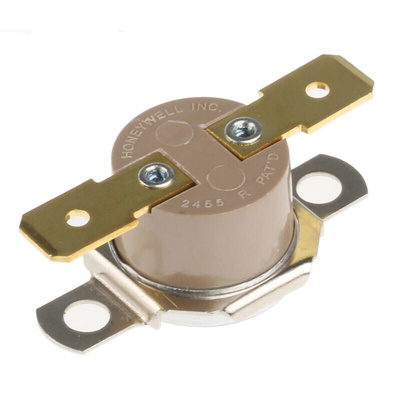 Honeywell Bi-Metallic Thermostat, Opens at +50°C, Closes at +35°C, +186°C Max, NC, Automatic Reset