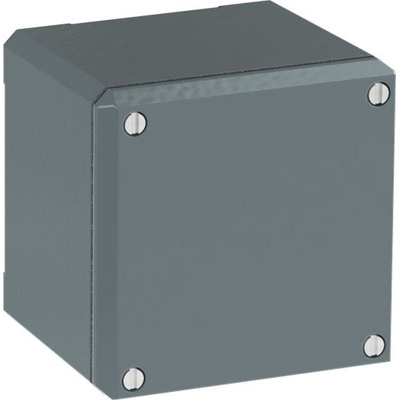 Grey Aluminium Modular Metal Push Button Enclosure -