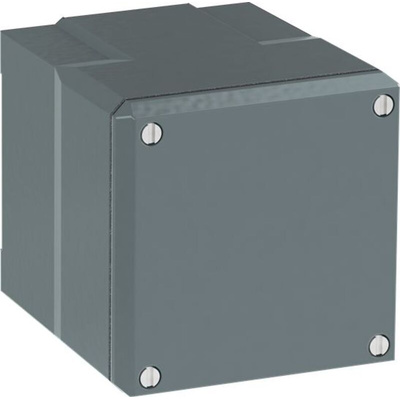 Grey Aluminium Modular Metal Push Button Enclosure -