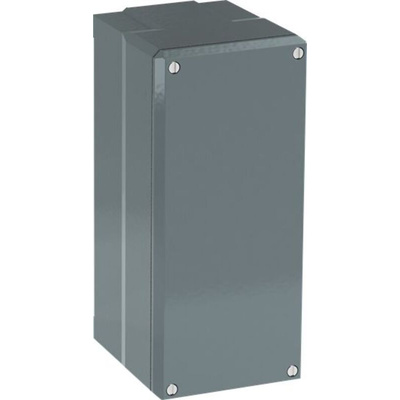 Grey Aluminium Modular Metal Push Button Enclosure -