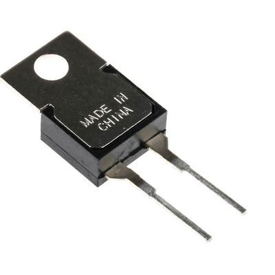 Sensata / Airpax Bi-Metallic Thermostat, Closes at +70°C, +130°C Max, NO, Automatic Reset, PCB Mount