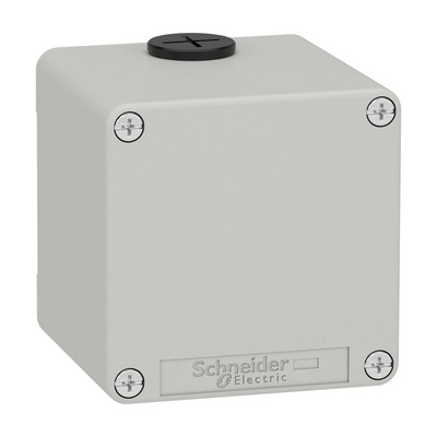 Schneider Electric Grey Die Cast Zinc XAPD Empty Control Station - Without Cutout Hole