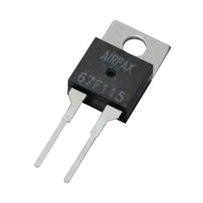 Bi-Metallic Thermostat, 130°C Max, Close On Rise, Automatic Reset, Surface Mount