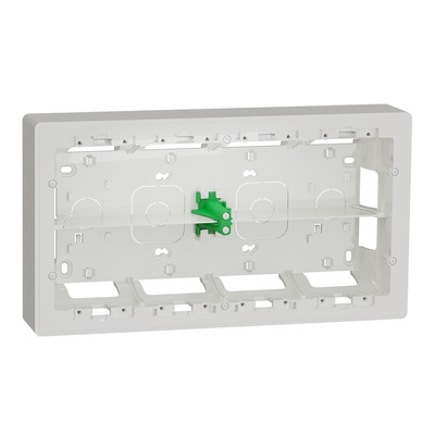 Schneider Electric White ABS New Unica Control Station Enclosure - 10 Hole