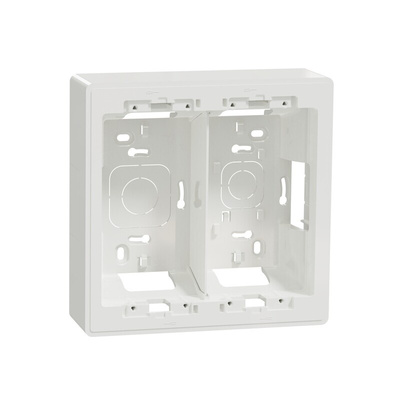 Schneider Electric White ABS New Unica Control Station Enclosure - 4 Hole