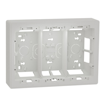 Schneider Electric White ABS New Unica Control Station Enclosure - 4 Hole