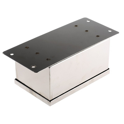 Eaton Grey Stainless Steel RMQ Titan Push Button Enclosure - 3 Hole 22mm Diameter