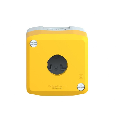 Schneider Electric Yellow Plastic Harmony XALK Control Station Enclosure - 1 Hole 22mm Diameter