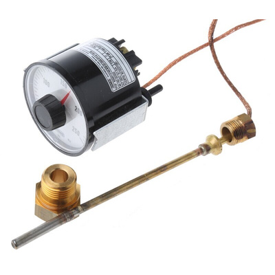 Jumo Capillary Thermostat, +250°C Max