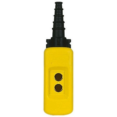Schneider Electric Yellow Polypropylene Harmony XACA Pendant Station Enclosure - 2 Hole 22mm Diameter