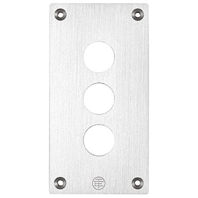 Schneider Electric Aluminium Harmony XAP Control Station Enclosure - 3 Hole 22mm Diameter