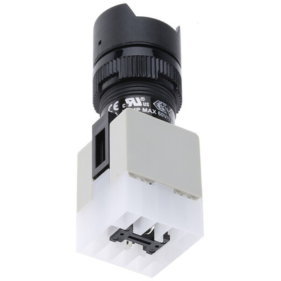 RS PRO Illuminated Push Button Switch, Momentary, Panel Mount, 16mm Cutout, 250V ac, IP65