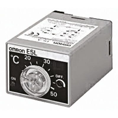 Omron Bi-Metallic Thermostat, +50°C Max, SPDT, Bracket Mount
