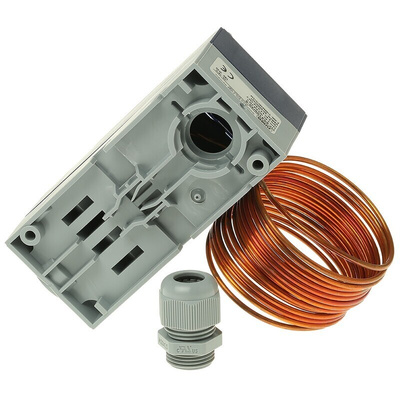 Jumo Capillary Thermostat, +15°C Max, SPST, Wall Mount