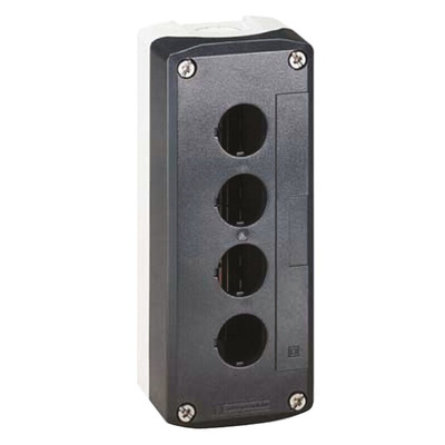 Schneider Electric Grey Plastic XAL Control Station Enclosure - 4 Hole 22mm Diameter