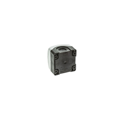 Lovato Grey Plastic Platinum Push Button Enclosure - 1 Hole 22mm Diameter
