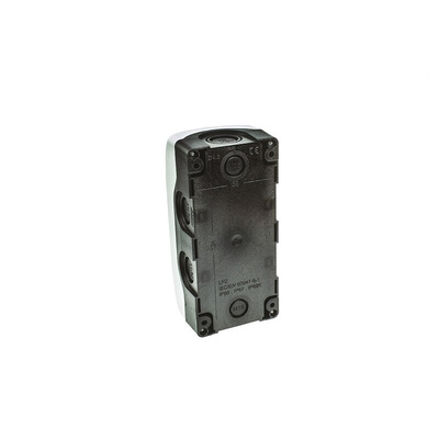 Lovato Grey Plastic Platinum Push Button Enclosure - 3 Hole 22mm Diameter